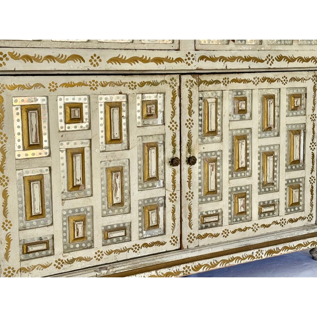Late 19th Century Anglo Indian Painted Cabinet For Sale - Image 9 of 18