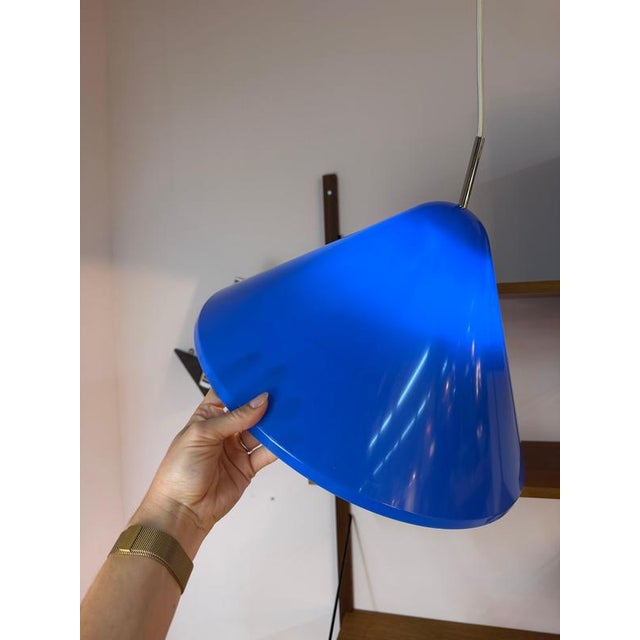 Model Apollo Hanging Lamp Blue Plastic from Nordisk Solar For Sale - Image 6 of 11