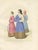 Mercuri, Medieval Women Costume Plate, Hand-Colored Print, 1845 For Sale - Image 9 of 9