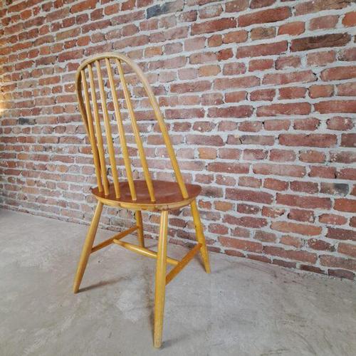 Vintage Wooden Chairs, Sweden, 1960, Set of 4 For Sale - Image 4 of 6