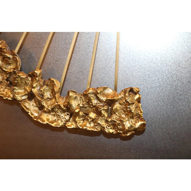 1970s Italian Sculptural Wall Light by Angelo Brotto for Esperia, 1970 For Sale - Image 5 of 18