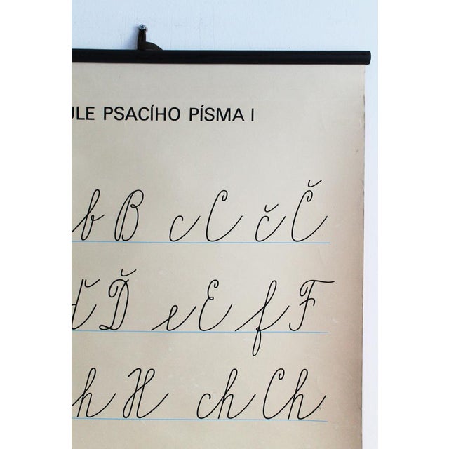 Vintage Czech School Poster, 1990 For Sale - Image 3 of 11