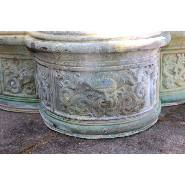 Monumental Classical Greco-Roman Bronze Garden Fountain Life-Sized Females 20th Century For Sale - Image 15 of 18