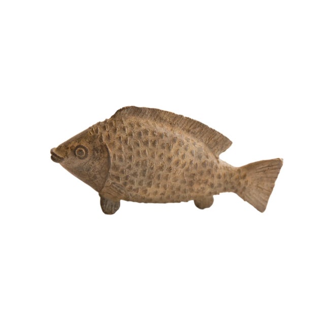 Vintage African Fish Sculpture For Sale In New York - Image 6 of 6