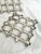1970s 1970s Silver Faux Bamboo Trivets - Pair For Sale - Image 5 of 5
