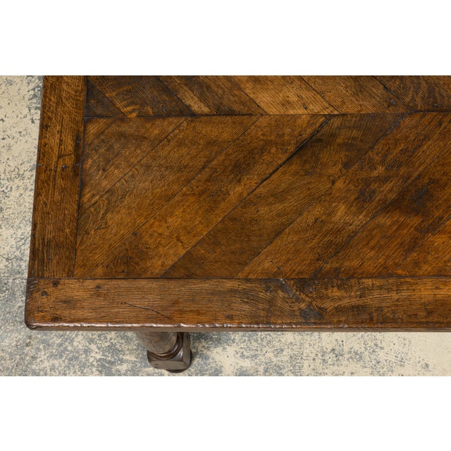 Late 18th Century 18th Century French Provincial Louis XIII Style Oak Table For Sale - Image 5 of 17