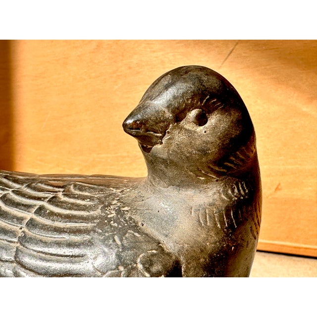 Bird Figurine in Metal, South America, 1960s For Sale - Image 6 of 10