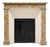 Wooden Fireplace in Faux Marble For Sale