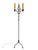 Wrought Iron Floor lamp in the Spanish Revival style with new finish and electrical. Candle covers are new. We used the...
