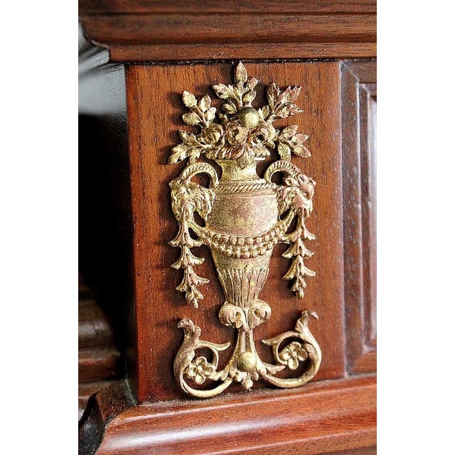 Antique Louis XVI Style Mahogany Bookcase, 1800s For Sale - Image 11 of 18