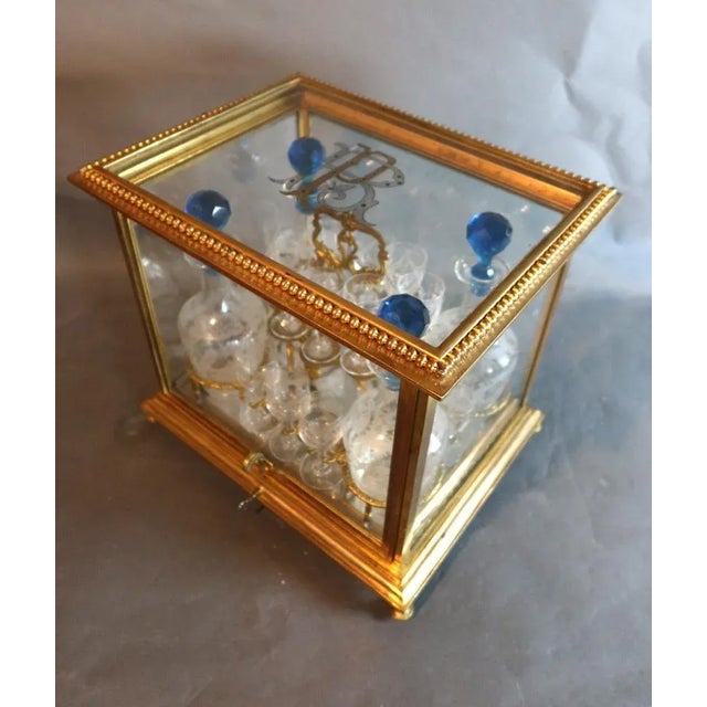 Napoleon III Liquor Cellar, Set of 20 For Sale - Image 10 of 12