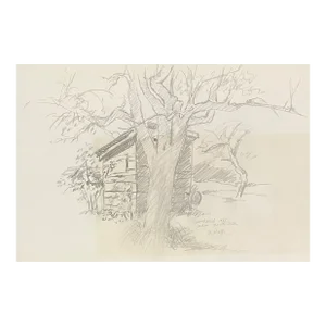 1965 Neil Meitzler Granite Falls Washington State Drawing