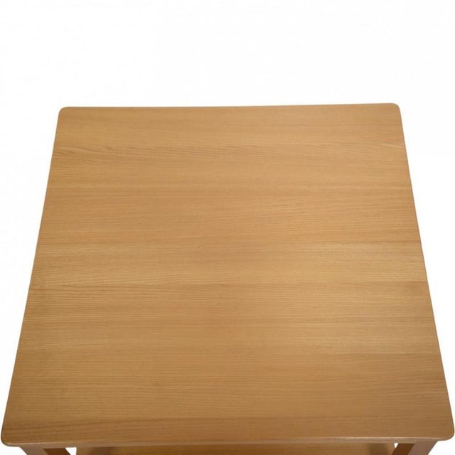 Vintage Side Table in Elm by Kaare Klint, 1970s For Sale - Image 3 of 9