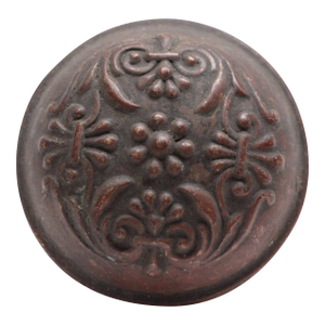 Antique 1900s Penn Hardware 2 Fold Bronze Passage Door Knob
