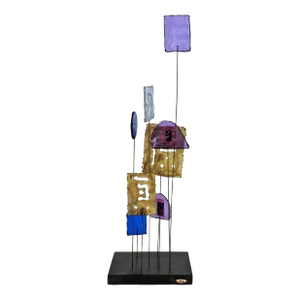 1966 Curtis Jere "Lollypop" Brass & Acrylic Colourful Sculpture
