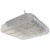 Transparent Italian Textured Glass Flush Mount Fixture For Sale - Image 8 of 8