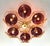Metal 21st Century Hive Polished Brass Amethyst Bubbles Murano Flush Mount by Fabio LTD For Sale - Image 7 of 9