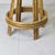 Yellow Italian Stool in Bamboo Rattan, 1960s For Sale - Image 8 of 10