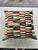 Contemporary Bold Multicolor Stricker Geometric Cut Velvet Throw Pillow For Sale - Image 4 of 4