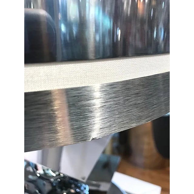 1970s Italian 1970s Sculptural Chrome Table Lamp For Sale - Image 5 of 13