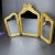 Shabby Chic Vintage Florentine Gold Gilt Style Trifold Vanity Mirror For Sale - Image 3 of 9