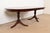 Henkel Harris Henkel Harris Georgian Banded Mahogany Double Pedestal Extension Dining Table, Newly Refinished For Sale - Image 4 of 15