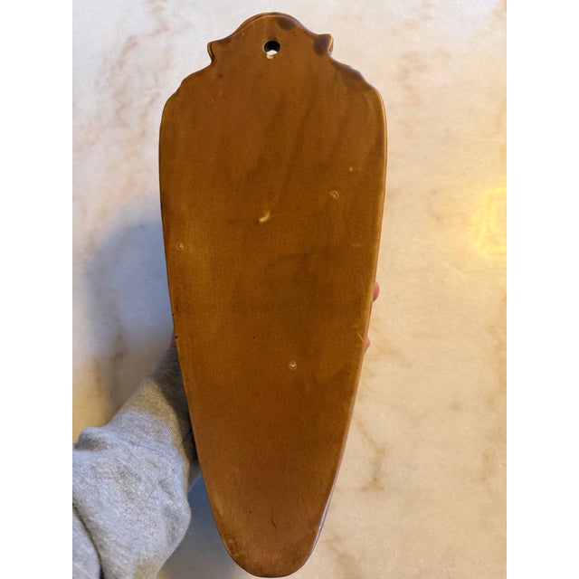 Art Deco Antique Roseville Florentine Large Wall Pocket - 12.5"h - ca.1924 For Sale - Image 3 of 8