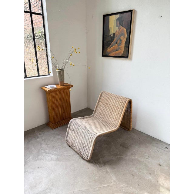 Hestra Woven Wicker Armchair attributed to Ikea 1982, 1980s For Sale - Image 13 of 18