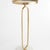 A simple mix ofWhite marble and brass creates a sophisticated look. A petite design, with a modern silhouette, this...