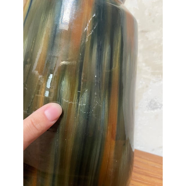 Late 19th Century Clement Massier Golfe Juan Pinched Vase For Sale - Image 5 of 9