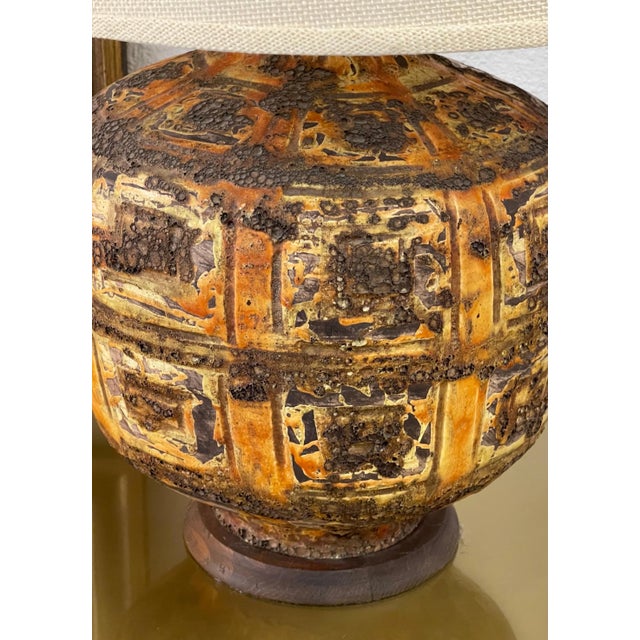 1960s 1960s Ceramic Volcanic Lava Lamp For Sale - Image 5 of 13