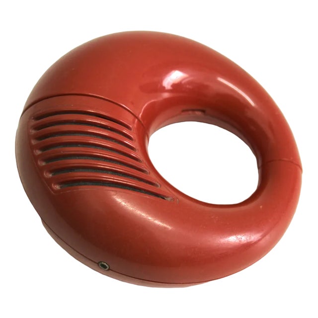 Decorative Toot-A-Loop Model 20RL012 Radio in Red from Philips, 1960s For Sale