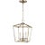 Chapman & Myers By Visual Comfort Studio Dianna 3-Light Mini Pendant in Satin Brass For Sale