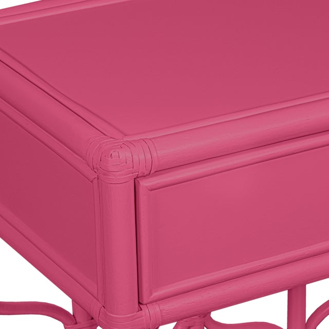 David Francis Ivy Nightstand - Pink For Sale - Image 4 of 10