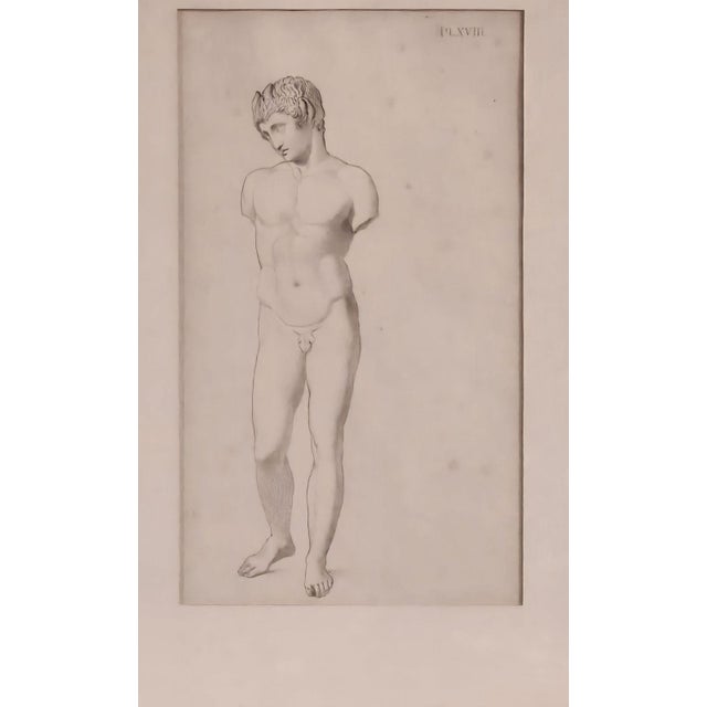 Neoclassical Pair of Italian Neoclassical Engravings, 18th Century For Sale - Image 3 of 4