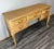 Vintage French Louis XVI Style Carved Desk in Oak For Sale - Image 6 of 11