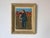 Figurative 1970’s Vintage Figurative Abstract Heavy Impasto Oil Painting on Canvas Board, Framed For Sale - Image 3 of 11