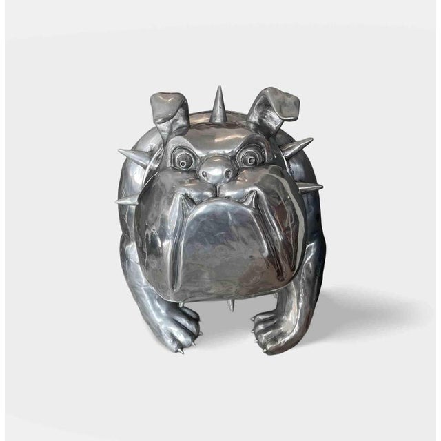 2000 - 2009 Unknown, Bulldog Sculpture, 2007, Aluminium For Sale - Image 5 of 9