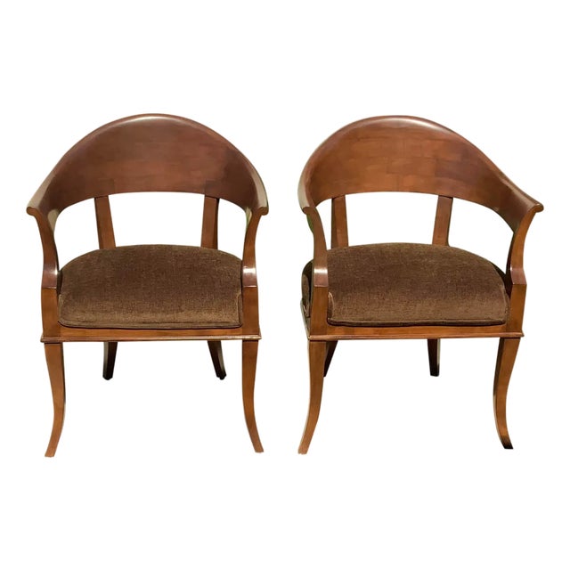 Mid Century Lounge Chairs - A Pair For Sale