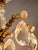 Metal Brass Chandelier with Crystal Trimmings For Sale - Image 7 of 18