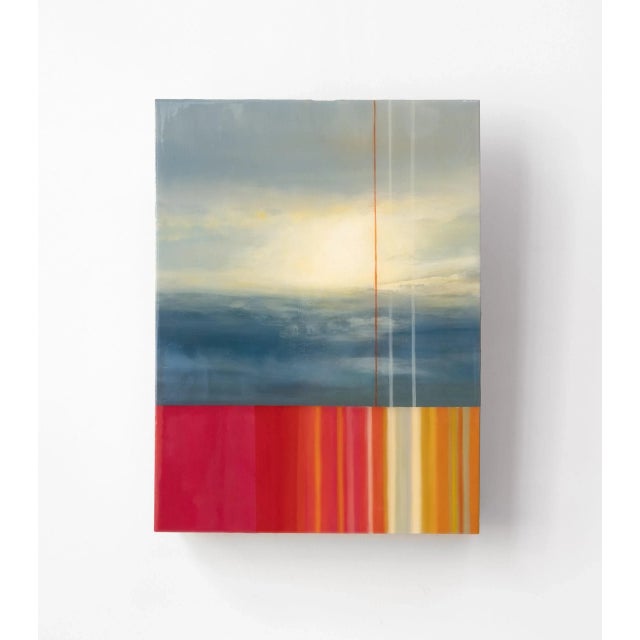 This is a one of a kind original oil and resin painting by San Diego artist, Julia San Roman. Its dimensions are 18x24. It...