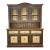 Large Antique European Country Hutch Imported For Sale