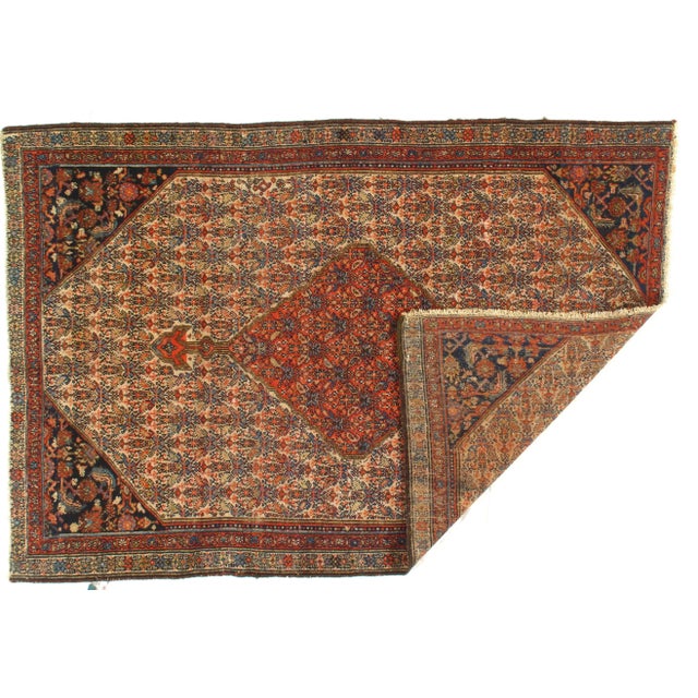 Handmade, hand-knotted lamb's wool on a cotton foundation. This rug has a dense, soft pile, and excellent quality, to...