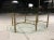 Brass Asian Influence Coffee Table in Faux Bamboo From Mastercraft For Sale - Image 8 of 13