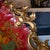 Wood Venetian style mirror with chinoiserie motif For Sale - Image 7 of 9