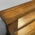 Vintage Petite Sideboard Buffet W Mirror Oak Wood Painted Canvas White Farmhouse For Sale In Philadelphia - Image 6 of 11