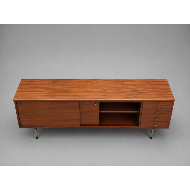 1960s Large Model 167/6 Credenza by Pieter de Bruyne for Al Meubel / V-Form, Belgium, 1961 For Sale - Image 5 of 11