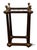American Vintage Edwardian Style Distressed Wood & Brass Umbrella Stand For Sale - Image 3 of 9