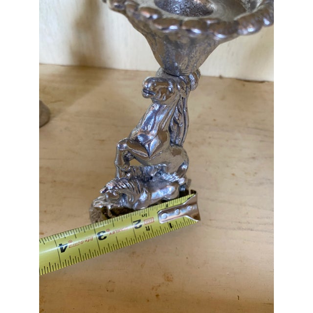 Metal Horse Candleholders - Set of 3 For Sale - Image 4 of 6