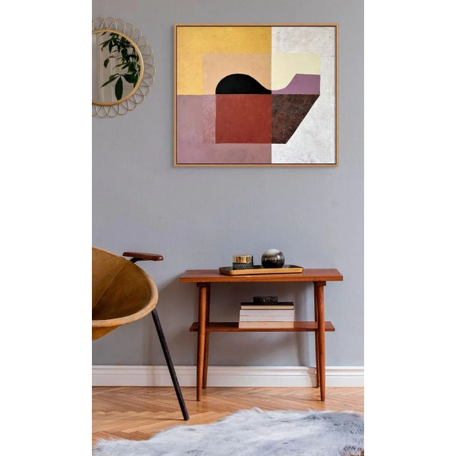 Oil on Canvas Edition: Unique, Unframed. Annear works with oil, building images from layered shares and creating complex...